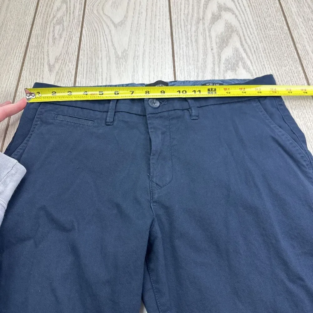 C&A Premium‎ Work Casual Size 32/30 Blue Men's Pants Slim Fit